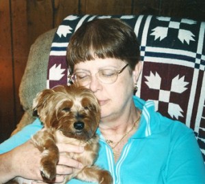 Adel y Toti, mi perrita.