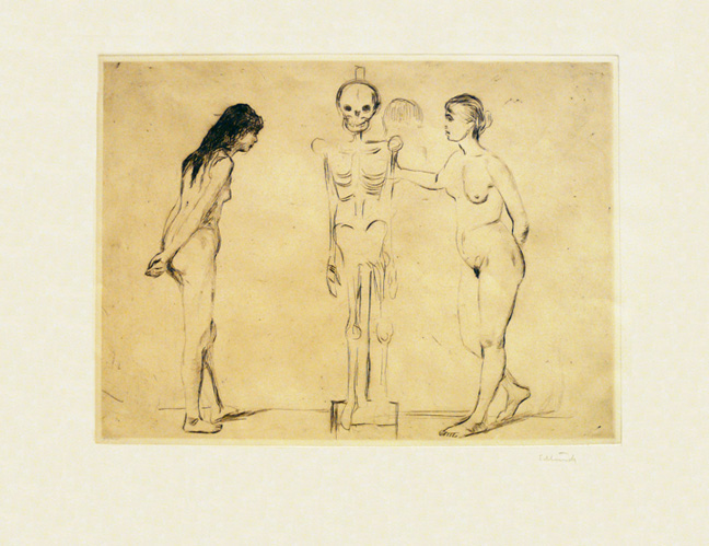 EDVARD MUNCH (1863-1944) The Women and the Skeleton